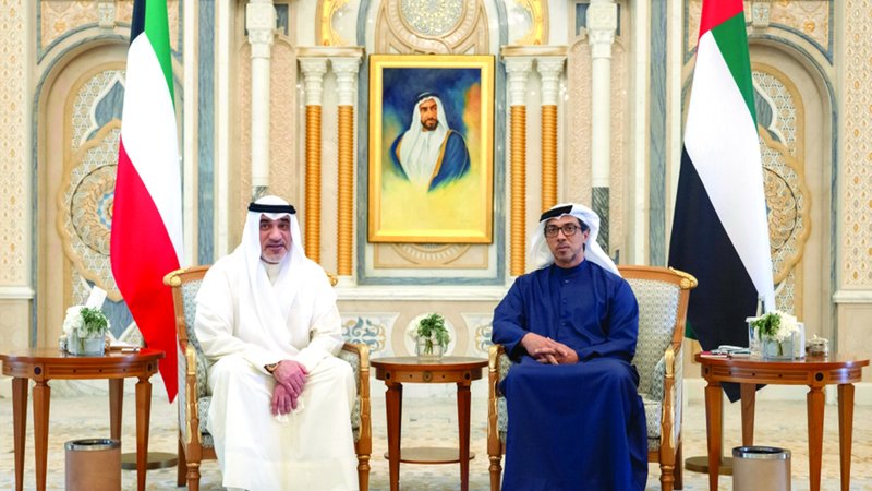 منصور بن زايد يستقبل النائب الأول لرئيس مجلس الوزراء الكويتي 1 wp header logo17388792451183095286