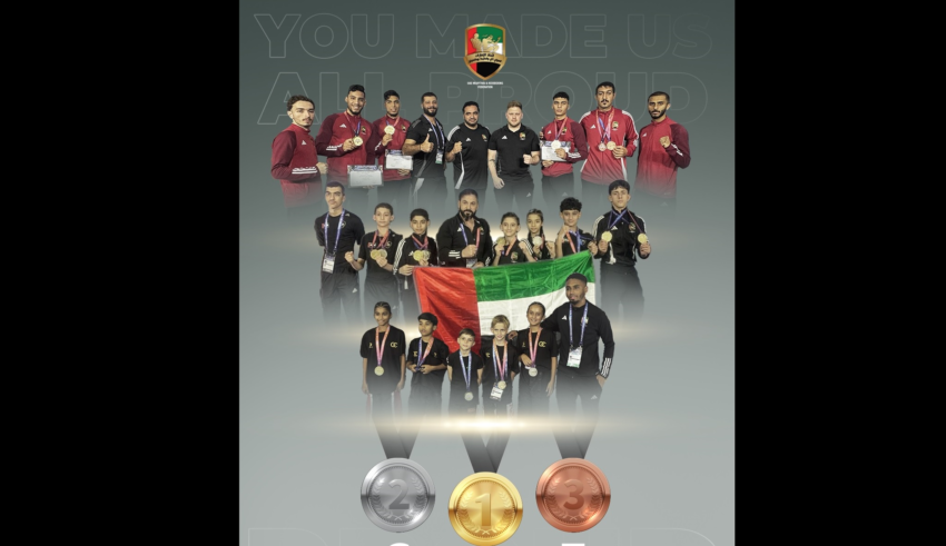 17 ميدالية لأبطال منتخب الإمارات للكيك بوكسينغ في تايلاند 1 wp header logo17446356661537135525