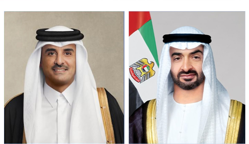 رئيس الدولة يجري اتصالاً هاتفياً مع أمير قطر 1 wp header logo17508060101659031710